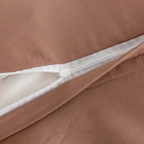 Lenjerie de pat din microfibra TIVESSA maro Dimensiune lenjerie de pat: 70 x 80 cm | 140 x 200 cm