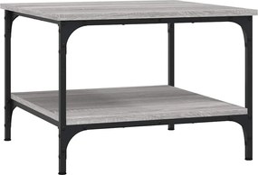 vidaXL Măsuță de cafea, gri sonoma, 55x55x40 cm, lemn prelucrat