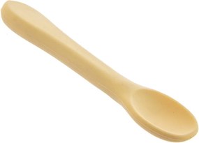 Lingură pentru copii galbenă din silicon – Orion