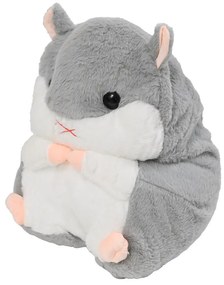 HAMSTER de plus cu paturica cocolino in interior, gri