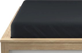 Cearsaf Jersey antracit 90 x 200 cm
