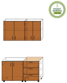 Configurator Bucatarie Modulara, Culoare Sonoma