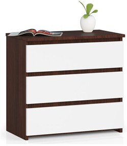 Comodă Cleania CL3 (wenge + alb). 1069148
