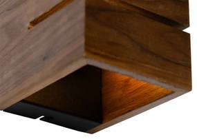 Aplică rustică din lemn de nuc 9,7 - Transfer Groove