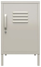 Noptieră bej din metal Bradford – Støraa