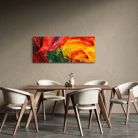Tablou - Abstractizare albăstrire cu o perie (120x50 cm)