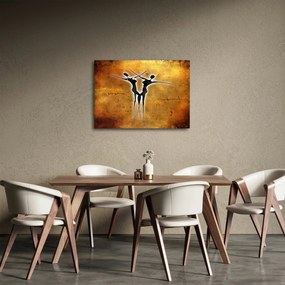Tablou perechii dansând pictate (70x50 cm)