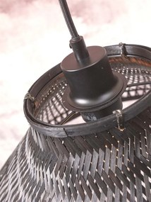Lustra/Pendul eco din bambus Tahiti 45x20, bl
