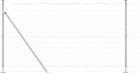 vidaXL Stâlp de gard. Galvanizat 25 x 1,4 m Oțel