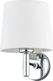 Brilagi - Aplică de perete MONTE 1xE27/60W/230V crem/crom lucios