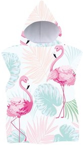 Patura de plaja FLAMINGO set familial 2 buc, colorata