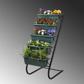 Raft pentru Flori RS-1 Dark Green-Negru
