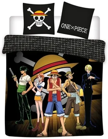One Piece Captain Luffy dublu, dublu cuvertură de pat 240×220cm, 65x65 cm