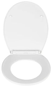 WENKO 21901100-WC Capac WC KOS 44x37 cm alb/argintiu