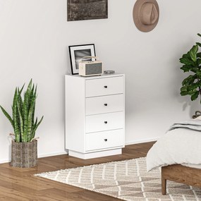 HOMCOM Sertar șifonier cu 7 sertare dulap din material lemnoas în stil modern 47 x 29 x 75 cm Alb | Aosom Romania