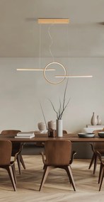 Lustra LED suspendata design modern LAUREN BK
