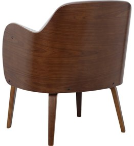 Fotoliu gri cu tapițerie din catifea Haruko - Støraa