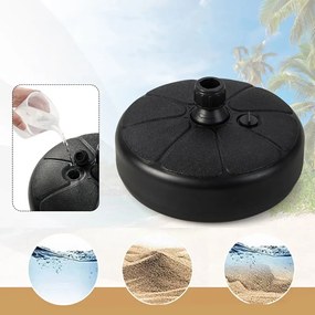 Bază pentru umbrelă umplută cu apă sau nisip