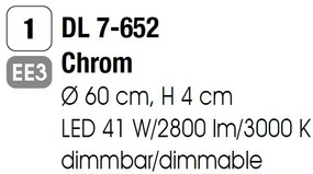 Plafoniera LED dimabila design minimalist Karlsson 60cm