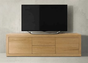COMODA TV - ALB FRASIN SI LEMN NATUR
