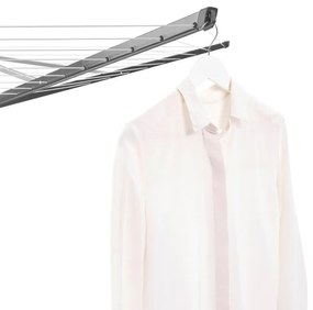 Uscator de rufe pentru exterior Brabantia Lift-O-Matic 1003467, 50 m, Inaltime reglabilă, Baza pentru betonare, Husa, Geanta clesti, Rezistent la coroziune, Negru