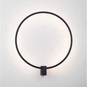 Aplica de perete circulara LED CCT CERCIO 50cm negru