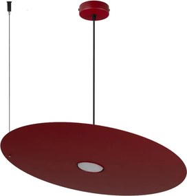Lampă suspendată pe cablu PIATTO 1xGX53/15W/230V Ø 55 cm, vișinie