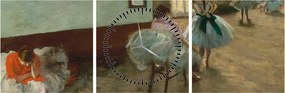 Tablou - Edgar Degas, The Dance Lesson, reproducere (cu ceas) (90x30 cm)