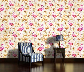 Fototapet - Flamingo (254x184 cm)