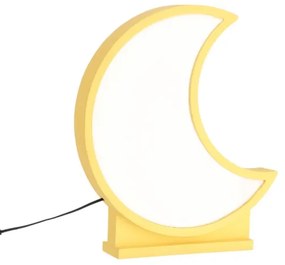 Lampă de birou pentru copii MOON LED/12W/230V, galbenă