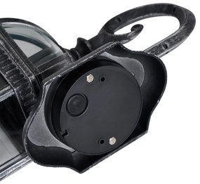 Lampă clasică de perete pentru exterior argintiu antic IP44 - Glasgow