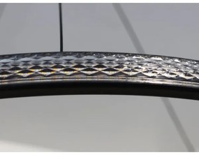 Lustră LED reglabilă suspendată pe cablu, 55W, 230V, 3000-6500K, Ø 60 cm + telecomandă