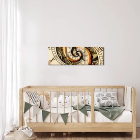Tablou cu ceas (cu ceas) (90x30 cm)