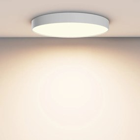 Plafoniera LED design tehnic Zoom D-60cm 3000K alba