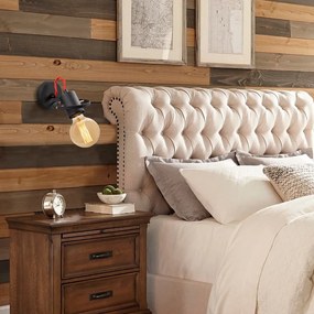 Aplică de perete neagră Vaveyla – Opviq lights