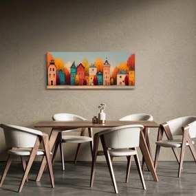 Tablou - Sat de toamnă (120x50 cm)