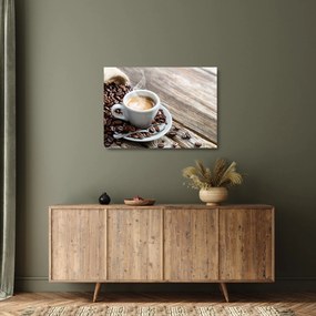 Tablou pe sticlă - Espresso (70x50 cm)