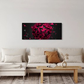 Tablou cu abstracție 3D (120x50 cm)