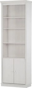 Bibliotecă albă din lemn de pin 74x223 cm Anita – Støraa