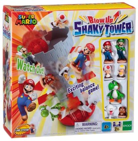 Epoch Super Mario Blow Up joc de societate ShakenTower