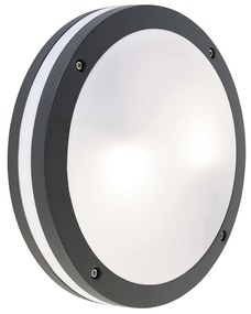 Lampă de perete și plafon inteligent gri închis inclusiv Wi-Fi A60 - Glow