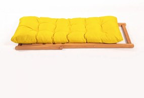 Set Masută și Scaune Grădină, Fag, MY005, 3 Piese, Galben