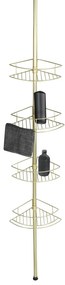 Raft telescopic pentru duș DOLCEDO, 4 niveluri, WENKO, maro