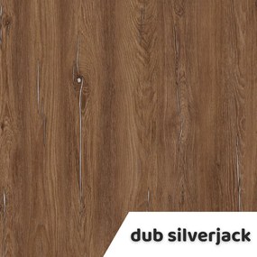 Masă înălțime reglabilă OfficeTech C, 120 x 80 cm, picioare albe, stejar silverjack