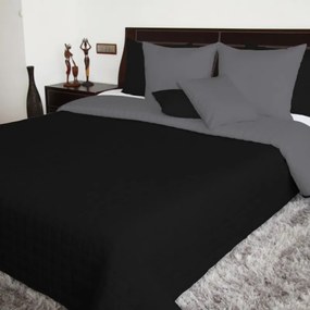 Cuverturi de pat neagră cu două fețe pentru pat single și dublu Lăţime: 75 cm | Lungime: 160 cm