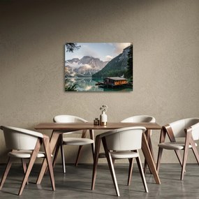 Tablou pe sticlă - Lake Prags (70x50 cm)