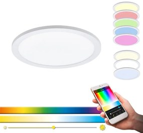 Eglo 33341 - Plafonieră LED RGBW cu dimmer SARSINA-C LED/16W/230V Ø30 cm + telecomandă