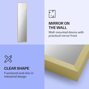 Klarstein La Palma 900 smart, încălzitor, infraroșu, 40x160cm, 900W, partea frontală cu oglindă