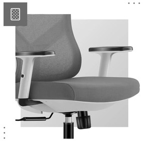 Scaun de birou Matryx 3.3 (alb + gri). 1087597