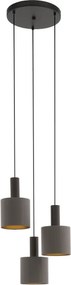 Eglo 97684 - Lustră pe cablu CONCESSA 1 3xE27/60W/230V